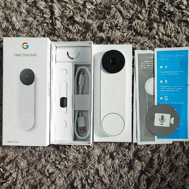 Google(グーグル)のGoogle Nest Doorbell スマホ/家電/カメラの生活家電(その他)の商品写真