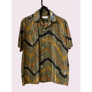 【値下げ】toga virilis lame print shirt