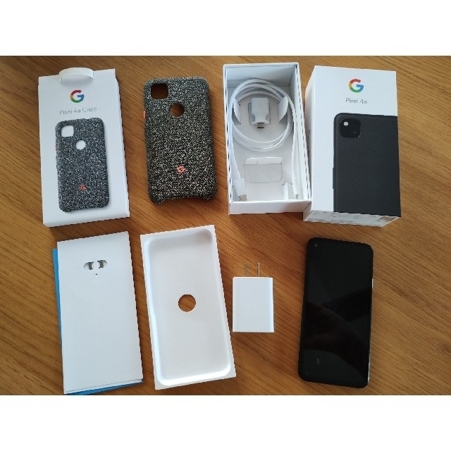 スマートフォン本体【美品】Google Pixel 4a  JustBlack 128 GB