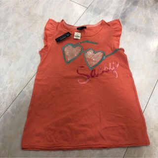 ギャップキッズ(GAP Kids)の新品タグ付き ギャップキッズ　丈長　袖フリル　(Tシャツ/カットソー)