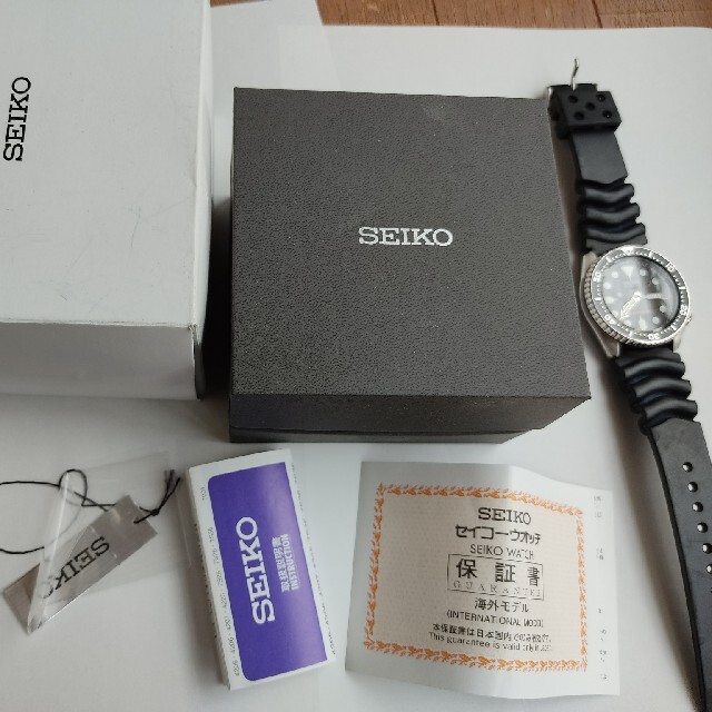 SEIKO(セイコー)のセイコー ダイバーズ ブラックボーイ SKX007KC 廃盤 メンズの時計(腕時計(アナログ))の商品写真