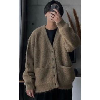 stein kid mohair cardigan L