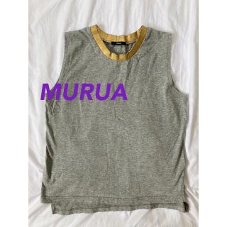 ムルーア(MURUA)のMURUAノースリーブ(Tシャツ(半袖/袖なし))