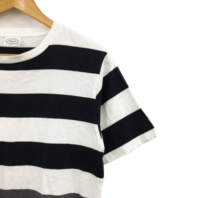 UNITED ARROWS green label relaxing(ユナイテッドアローズグリーンレーベルリラクシング)のグリーンレーベルリラクシング Tシャツ カットソー ボーダー 半袖 M 黒 白 メンズのトップス(Tシャツ/カットソー(半袖/袖なし))の商品写真