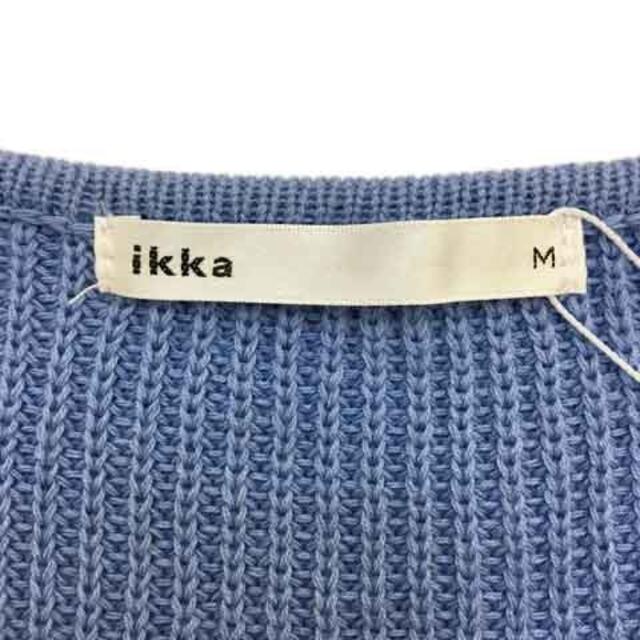 ikka(イッカ)のイッカ セーター ニット プルオーバー Vネック 無地 長袖 M 水色 青 レディースのトップス(ニット/セーター)の商品写真