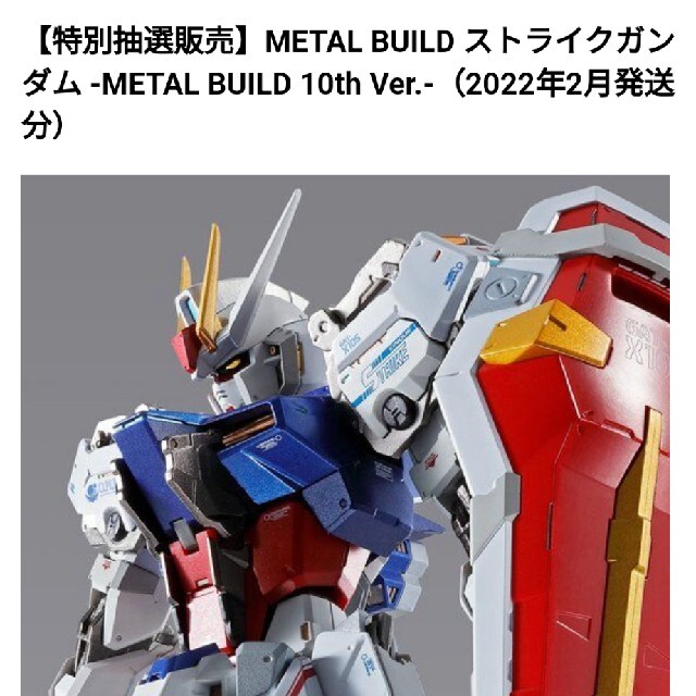 エンタメ/ホビーMETAL BUILD ストライクガンダム -METAL BUILD 10th