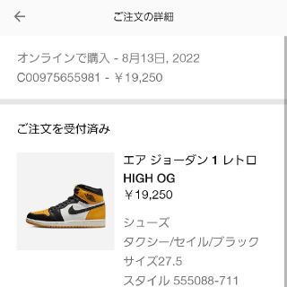 ナイキ(NIKE)のﾅｲｷ NIKE ジョーダン1 AIR JORDAN ｴｱｼﾞｮｰﾀﾞﾝ1(スニーカー)