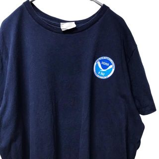 ギルタン(GILDAN)の【希少】ギルダン gildan Tシャツ カットソー XL ネイビー 輸入古着(Tシャツ(半袖/袖なし))