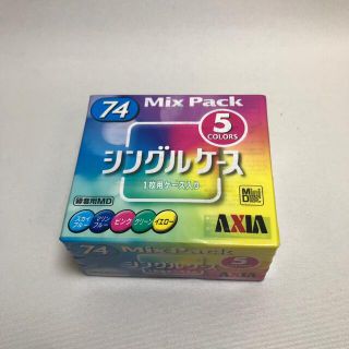 フジフイルム(富士フイルム)の訳あり 未使用 AXIA MD ディスク 74 5枚入 シングルケース(その他)