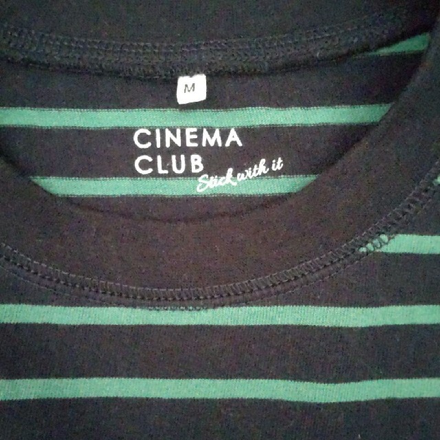 CINEMA CLUB(シネマクラブ)のシネマクラブ　長袖　ボーダーTシャツ レディースのトップス(Tシャツ(長袖/七分))の商品写真