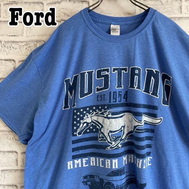 Ford フォード 企業Tシャツ 半袖 輸入品 ゆるだぼ マスタング レトロ | フリマアプリ ラクマ