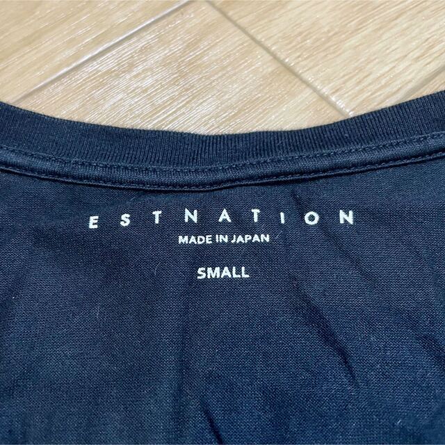 ESTNATION(エストネーション)の<日本製> エストネーション　無地Tシャツ (ブラック)　サイズ:S メンズのトップス(Tシャツ/カットソー(半袖/袖なし))の商品写真