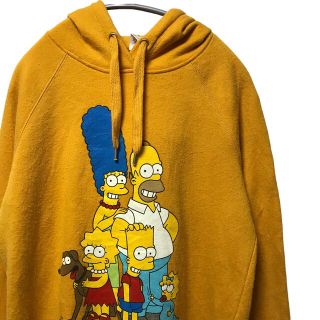 シンプソン(SIMPSON)の【希少】Simpsons シンプソンズ パーカー L 黄色 ヴィンテージ(パーカー)