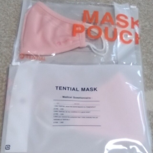 TENTIAL  MASK (4枚ｾｯﾄ)/女性用 インテリア/住まい/日用品の日用品/生活雑貨/旅行(日用品/生活雑貨)の商品写真