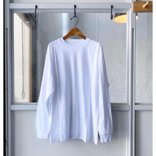 コモリ(COMOLI)のcomoli ダブルレイヤーロングスリーブtシャツ サイズ3(Tシャツ/カットソー(七分/長袖))