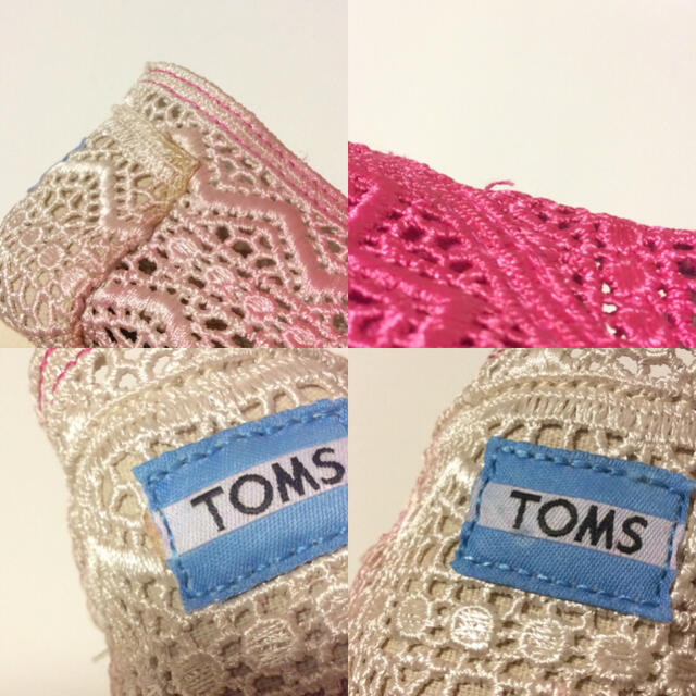 TOMS(トムズ)の新品 TOMS シーズナルクラシックス スリッポンシューズ ピンク 24.5cm レディースの靴/シューズ(スリッポン/モカシン)の商品写真