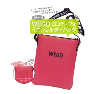 ウィゴー(WEGO)のWEGO ロゴテープ　ミニショルダーバッグ(ショルダーバッグ)