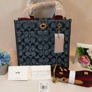 コーチ(COACH)の【samama様専用】コーチ　シグネチャー シャンブレー、バケレッタ レザー(トートバッグ)