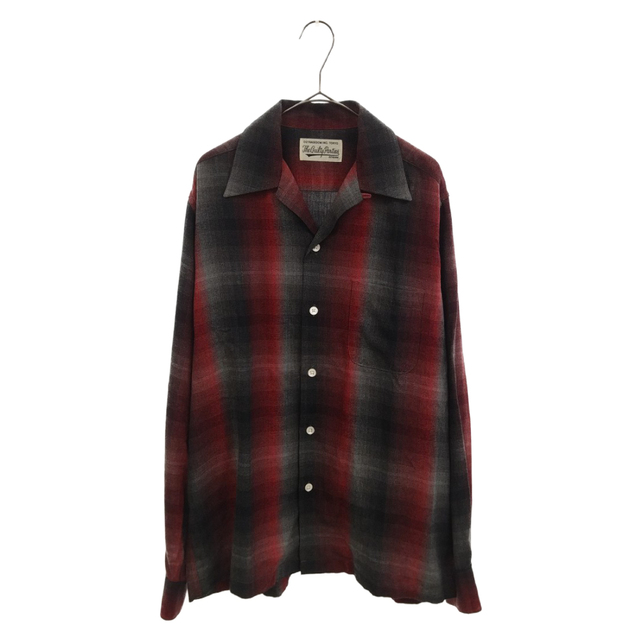 WACKO MARIA ワコマリア OMBRAY CHECK OPEN COLLAR SHIRT オンブレ