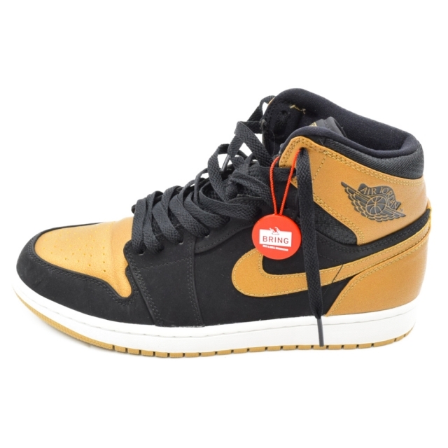 NIKE ナイキ AIR JORDAN 1 RETRO HIGH CARMELO ANTHONY 332550-026 エアジョーダン1 ハイカットスニーカー カーメロ アンソニー US9.5 ブラック/ゴールド | フリマアプリ ラクマ