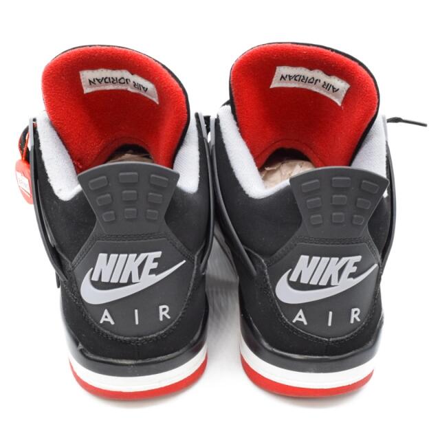 NIKE ナイキ AIR JORDAN 4 RETRO BRED エアジョーダンレトロ4ブレッド ハイカットスニーカー ブラック 308497-060 3