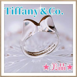 【希少】ティファニー　Tiffany　リング　ペレッティ　リボンモチーフ(リング(指輪))