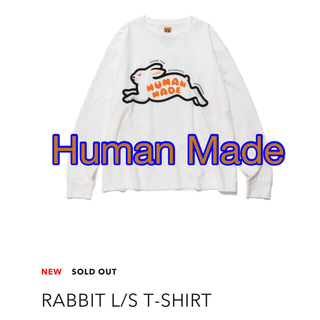ヒューマンメイド(HUMAN MADE)の新品 Human Made RABBIT L/S T-SHIRT L White(Tシャツ/カットソー(七分/長袖))