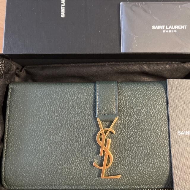 新発売 Saint Laurent - サンローラン ジップアラウンドウォレット 長
