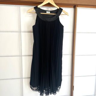 【極美品】dressdeco ブラック ノースリーブワンピース ドレス(ミディアムドレス)