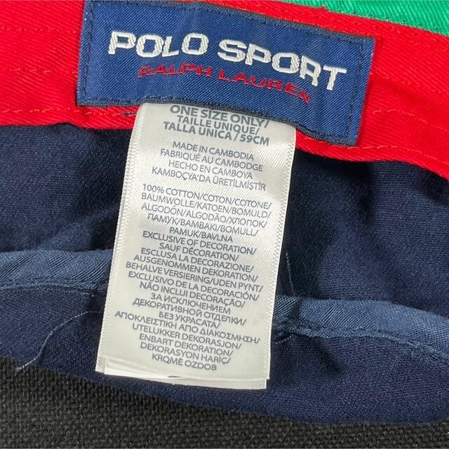 POLO RALPH LAUREN(ポロラルフローレン)のポロスポーツ　polo sports ハット新品未使用　即日発送 メンズの帽子(ハット)の商品写真