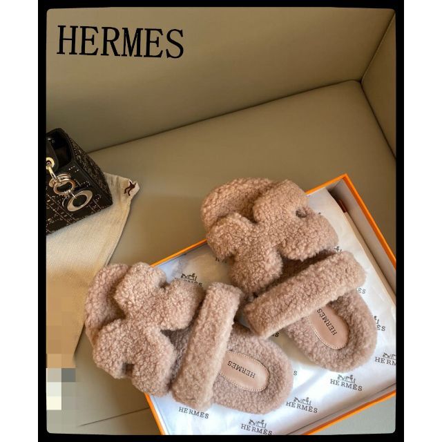 いします Hermes - 22SS エルメス HERMES シプレ サンダル シープスキンの通販 by ミナエ's shop｜エルメスなら