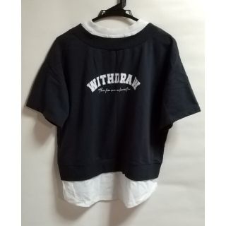 ゴージ(GORGE)のレディース Tシャツ レイヤード風 ドッキングトップス(Tシャツ(半袖/袖なし))