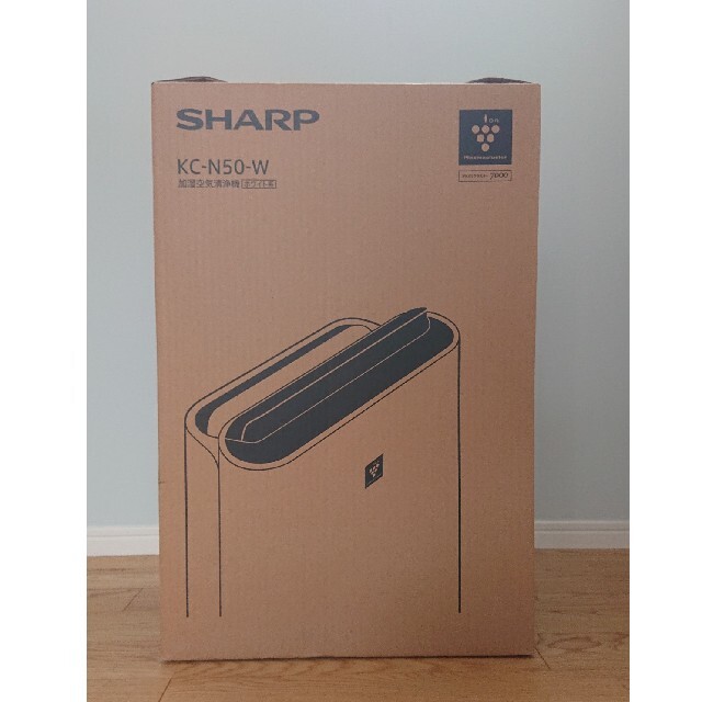 SHARP - 【新品未開封】SHARP 加湿空気清浄機エアクリーナー KC-N50-W