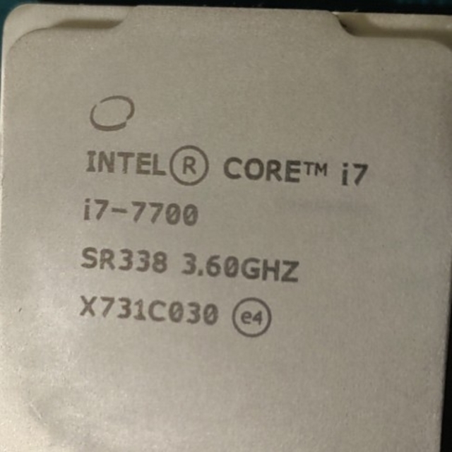 Intel Core i7-7700 （3.60GHz）PC/タブレット