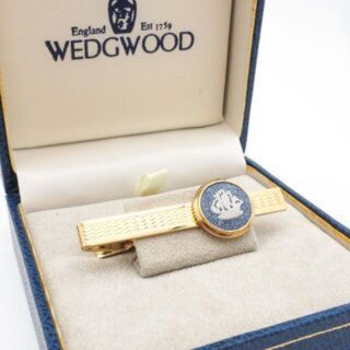 ウェッジウッド(WEDGWOOD)の《美品》WEDGWOOD ネクタイピン ゴールド 陶器 イングランド(ネクタイピン)