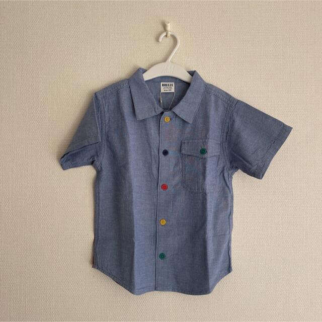 BREEZE(ブリーズ)のボタンシャツブリーズ キッズ/ベビー/マタニティのキッズ服男の子用(90cm~)(Tシャツ/カットソー)の商品写真