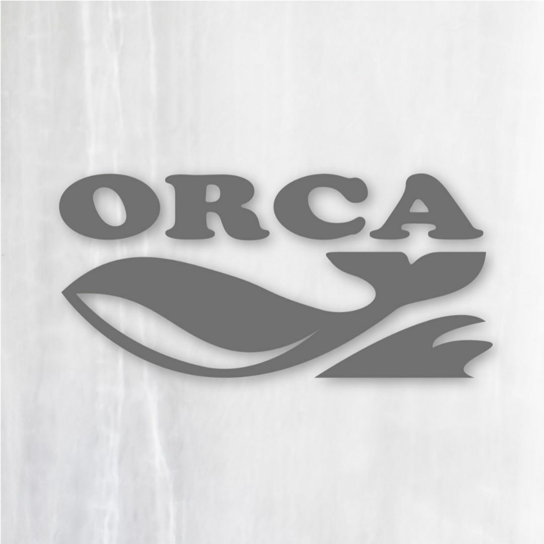 ORCA カッティングステッカー｜黒/20×9.6cm 超防水 屋外使用可C60 自動車/バイクの自動車(車外アクセサリ)の商品写真