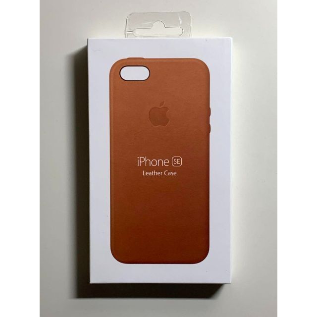 【新品】純正 iPhone 5 / 5s / SE レザーケース・サドルブラウン