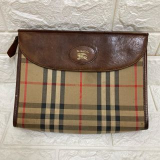 国内発送】 【美品】Burberry バーバリー セカンドバッグ ノバチェック