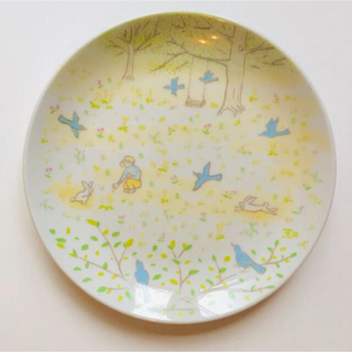 WEDGWOOD - ♡ピーターラビット付き♡ 市川和美　小鳥と少年の春色皿　小皿　プレート