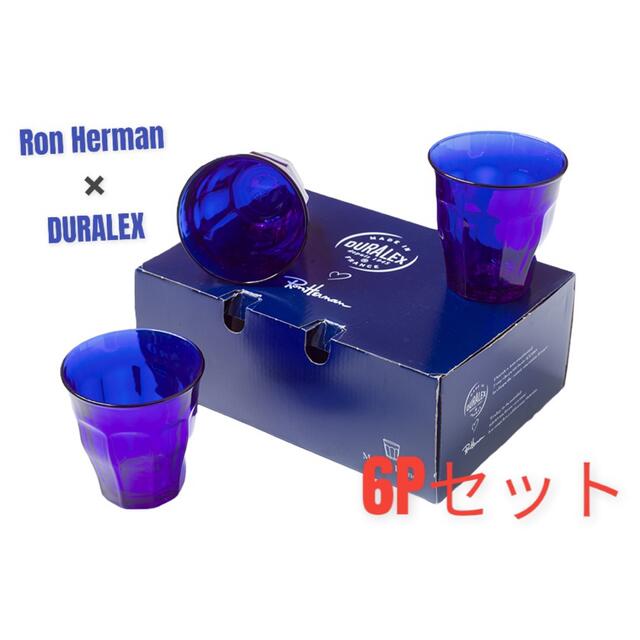 Ron Herman(ロンハーマン)のRonHerman×DURALEX 別注品 ロンハーマン グラス 6個セット インテリア/住まい/日用品のキッチン/食器(グラス/カップ)の商品写真