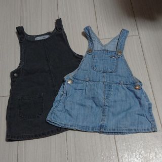 ザラキッズ(ZARA KIDS)のzarababy デニムジャンスカ(ワンピース)