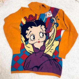 オールドベティーズ(OLD BETTY'S)の80s 90sBETTY BOOP未使用タグ付きウールアンゴラニットビンテージ(ニット/セーター)