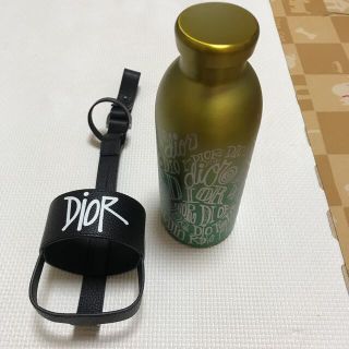 ディオールオム(DIOR HOMME)の水筒 ボトル ホルダー スチール&グレインドカーフスキン ショーン•ステューシー(タンブラー)