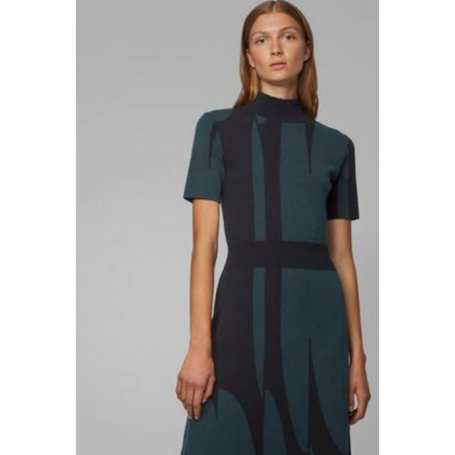 HUGO BOSS - HUGO BOSS ヒューゴボス ロングニットドレス HUGO BOSS - HUGO BOSS ヒューゴボス ロングニットドレス