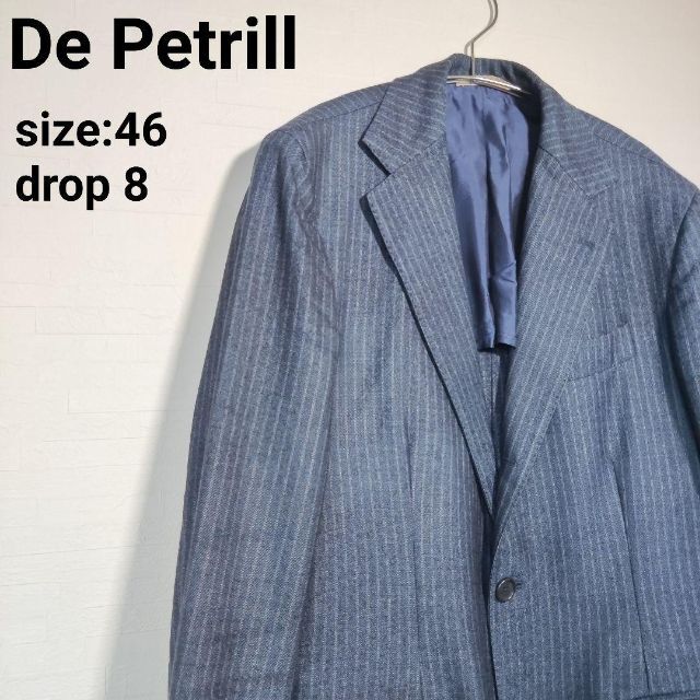 ウール100%発送De Petrill デ・ペトリロ テーラード ジャケット シングル 3B