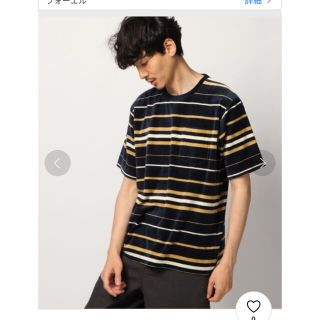 グローバルワーク(GLOBAL WORK)のグローバルワーク　ベロアボーダーTシャツ(Tシャツ/カットソー(半袖/袖なし))