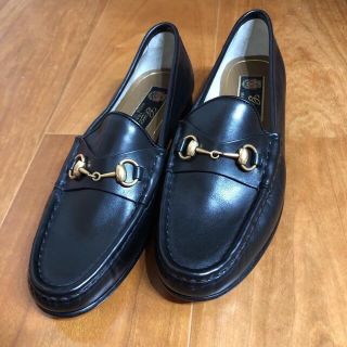 グッチ(Gucci)のグッチ ホースビット レザー ローファー 35 レディース 1953コレクション(ローファー/革靴)