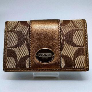 コーチ(COACH)のCOACH コーチカードケース シグネチャー ビジネス 名刺入れ 定期入れ(名刺入れ/定期入れ)