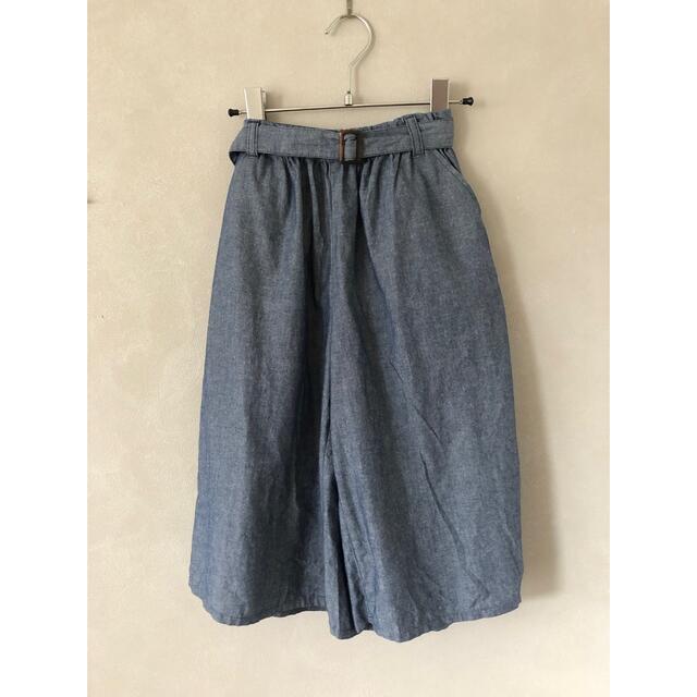 Branshes(ブランシェス)のブランシェス　ワイドパンツ  130 キッズ/ベビー/マタニティのキッズ服女の子用(90cm~)(パンツ/スパッツ)の商品写真